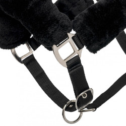 Cabezada de cuadra LeMieux Comfort Negro / negro Cabezada de cuadra LeMieux Comfort Negro / negro