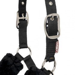 Cabezada de cuadra LeMieux Comfort Negro / negro Cabezada de cuadra LeMieux Comfort Negro / negro