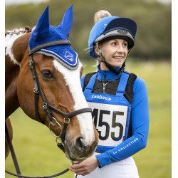 Portadorsal de competición LeMieux Benetton azul