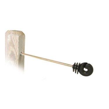 Aislador separador Lacmé IVA Lon para poste de madera Aislador separador Lacmé IVA Lon para poste de madera