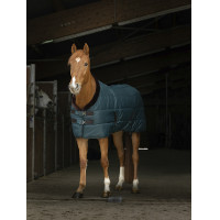 Manta de cuadra Equi-Theme Teddy Verde / marrón