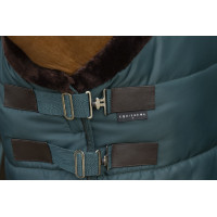 Manta de cuadra Equi-Theme Teddy Azul marino