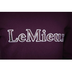 Sudadera con capucha y cuello alzado de LeMieux Highland Uva Burdeos Sudadera con capucha y cuello alzado de LeMieux Highland Uva Burdeos