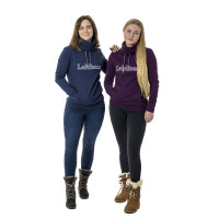 Sudadera con capucha y cuello alzado de LeMieux Highland Grape