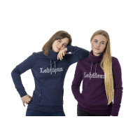 Sudadera con capucha y cuello alzado de LeMieux Highland Grape