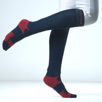 Calcetines Flags & Cup Wabana Azúl marino / rojo