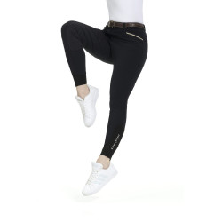 Pantalón Equithème Gizel culera de silicona Negro