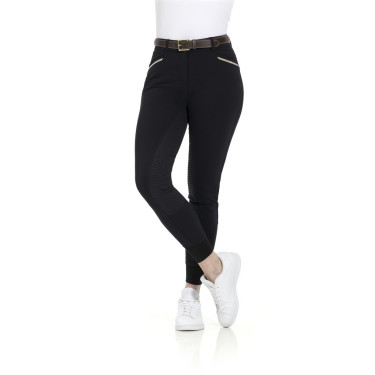 Pantalón Equithème Gizel culera de silicona Negro Pantalón Equithème Gizel culera de silicona Negro
