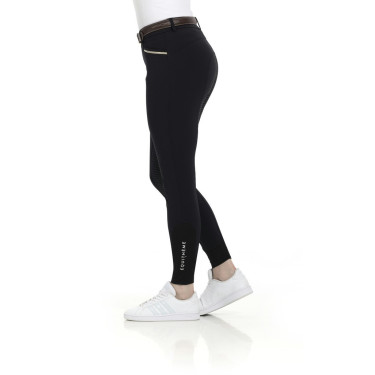 Pantalón Equithème Gizel culera de silicona Negro Pantalón Equithème Gizel culera de silicona Negro