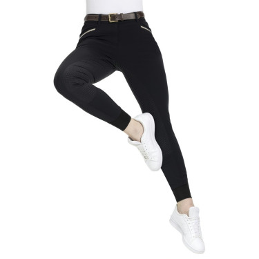 Pantalón Equithème Gizel culera de silicona Negro Pantalón Equithème Gizel culera de silicona Negro