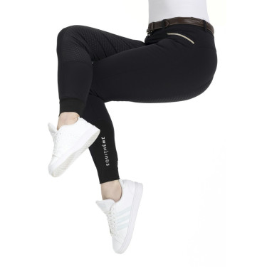 Pantalón Equithème Gizel culera de silicona Negro Pantalón Equithème Gizel culera de silicona Negro