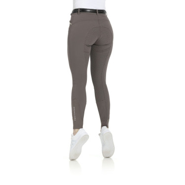 Pantalón Equithème Gizel culera de silicona Gris pardo Marrón Pantalón Equithème Gizel culera de silicona Gris pardo Marrón