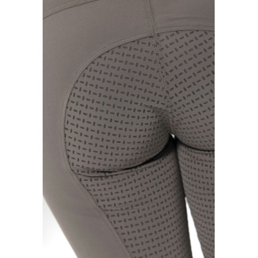 Pantalón Equithème Gizel culera de silicona Gris pardo Marrón Pantalón Equithème Gizel culera de silicona Gris pardo Marrón