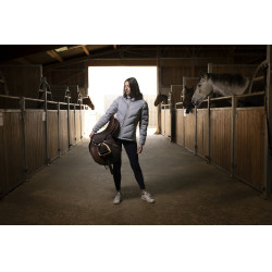 Chaqueta acolchada Equithème Lara Gris