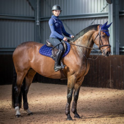 Mantilla LeMieux Loire Close Contact Square Azul tinta Mantilla LeMieux Loire Close Contact Square Azul tinta