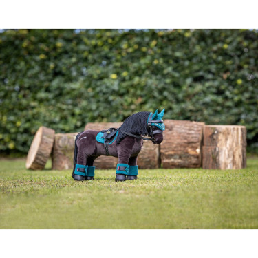 Orejeras anti-moscas LeMieux Mini Pony Pavo real Azul Orejeras anti-moscas LeMieux Mini Pony Pavo real Azul