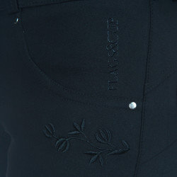 Pantalón Flags & Cup Nakina Junior Caviar Negro Pantalón Flags & Cup Nakina Junior Caviar Negro