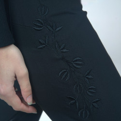 Pantalón Flags & Cup Nakina Junior Caviar Negro Pantalón Flags & Cup Nakina Junior Caviar Negro