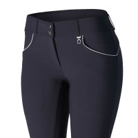Pantalones de silicona de talle alto para mujer Horze Aubrey Azul marino oscuro Pantalones de silicona de talle alto para mujer Horze Aubrey Azul marino oscuro