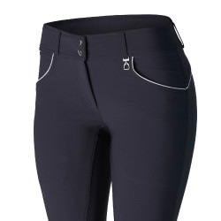 Pantalones de silicona de talle alto para mujer Horze Aubrey Azul marino oscuro Pantalones de silicona de talle alto para mujer Horze Aubrey Azul marino oscuro