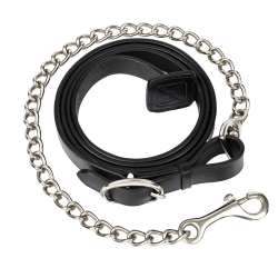 Cadena de cuero LeMieux Trot Up Negro