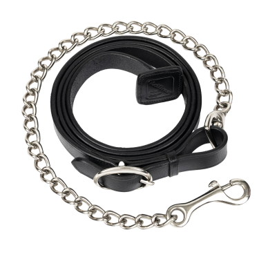 Cadena de cuero LeMieux Trot Up Negro