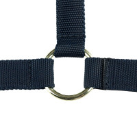 Cabezada de cuadra de nylon Finn-Tack Azul oscuro