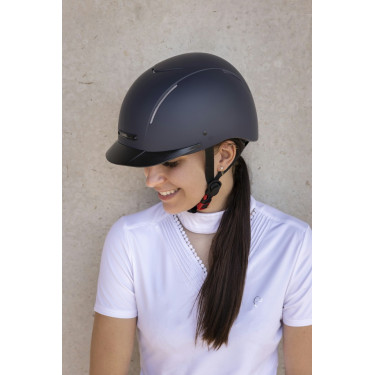 Casco Choplin Plume Azul mate