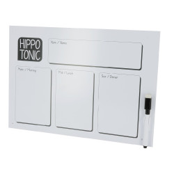 Placa de ración con rotulador Hippotonic Placa de ración con rotulador Hippotonic