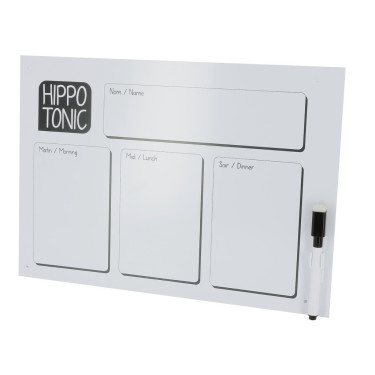 Placa de ración con rotulador Hippotonic Placa de ración con rotulador Hippotonic