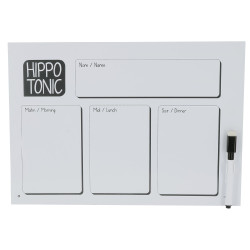 Placa de ración con rotulador Hippotonic Placa de ración con rotulador Hippotonic