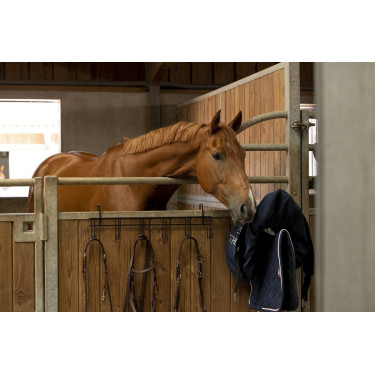 Soporte para bridas Hippotonic de 6 plazas, con ganchos Soporte para bridas Hippotonic de 6 plazas, con ganchos