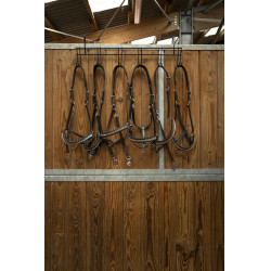 Soporte para bridas Hippotonic de 6 plazas, con ganchos Soporte para bridas Hippotonic de 6 plazas, con ganchos