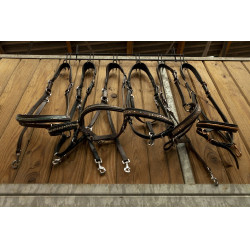 Soporte para bridas Hippotonic de 6 plazas, con ganchos Soporte para bridas Hippotonic de 6 plazas, con ganchos