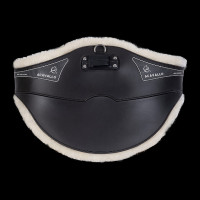 Cincha faldón Acavallo Gel & Pvc Forro de lana extraíble Negro Cincha faldón Acavallo Gel & Pvc Forro de lana extraíble Negro