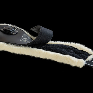 Cincha con protector abdominal Acavallo Gel y PVC Forro interior desmontable de lana Cincha con protector abdominal Acavallo Gel y PVC Forro interior desmontable de lana
