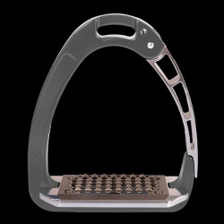 Estribos de aluminio Acavallo Arena Aluplus Titanium Gris