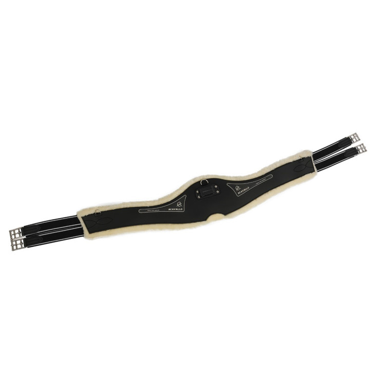 Cincha anatomica Acavallo Gel & Pvc Forro de lana extraíble