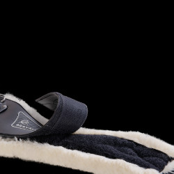 Cincha anatomica Acavallo Gel & Pvc Forro de lana extraíble Negro Cincha anatomica Acavallo Gel & Pvc Forro de lana extraíble Negro