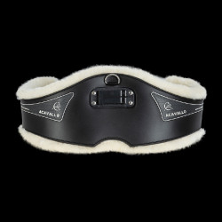 Cincha anatomica Acavallo Gel & Pvc Forro de lana extraíble Negro Cincha anatomica Acavallo Gel & Pvc Forro de lana extraíble Negro