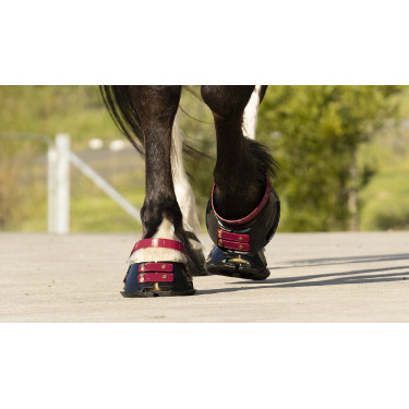 Strap Scoot Boots Mora Burdeos Strap Scoot Boots Mora Burdeos