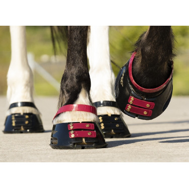 Strap Scoot Boots Mora Burdeos Strap Scoot Boots Mora Burdeos