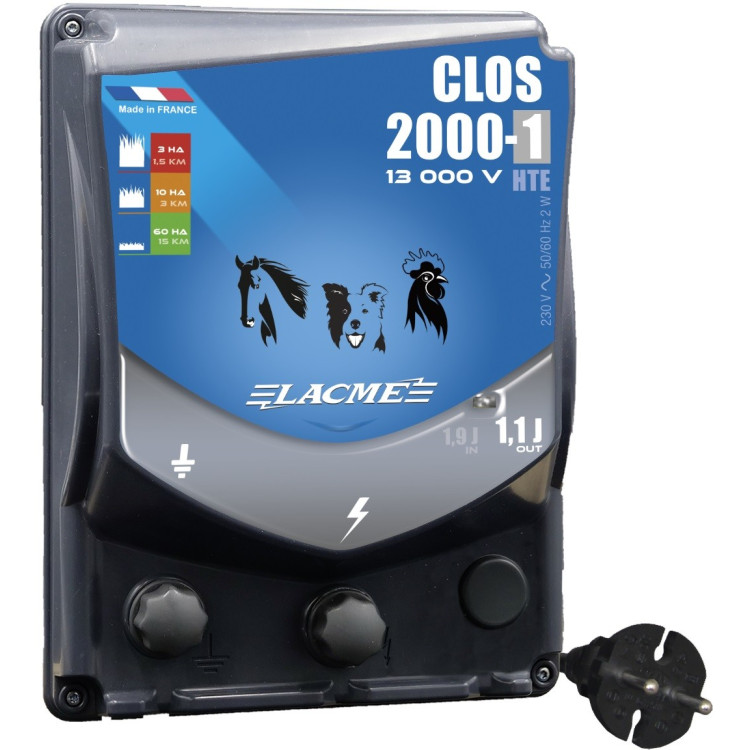 Pastor eléctrico Lacmé Clos 1000 230V Pastor eléctrico Lacmé Clos 1000 230V
