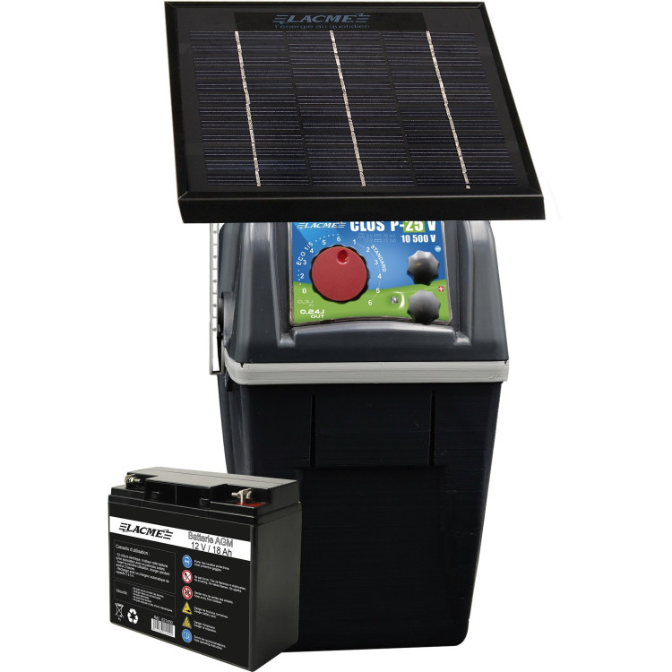 Pastor eléctrico Lacmé Clos P25V Solar 3W Pastor eléctrico Lacmé Clos P25V Solar 3W