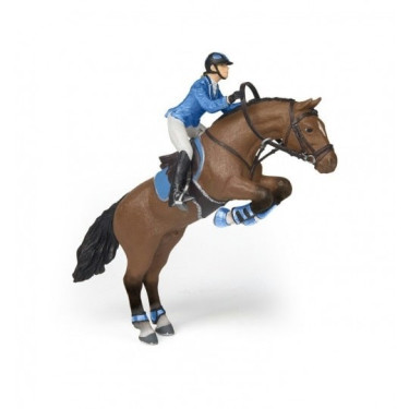 Figura de saltadora a caballo Papo Figura de saltadora a caballo Papo