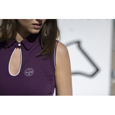 Polo Equithème Sarah Ciruela Violeta