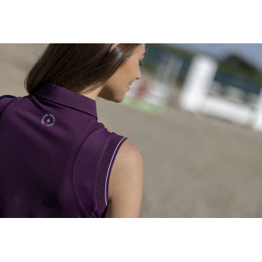 Polo Equithème Sarah Ciruela Violeta