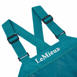 Portadorsal de competición LeMieux Pavo real azúl