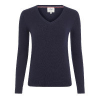 Jersey cuello pico Elite mujer LeMieux Azul marino