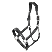 Collar con puntadas de cuero de LeMieux Negro